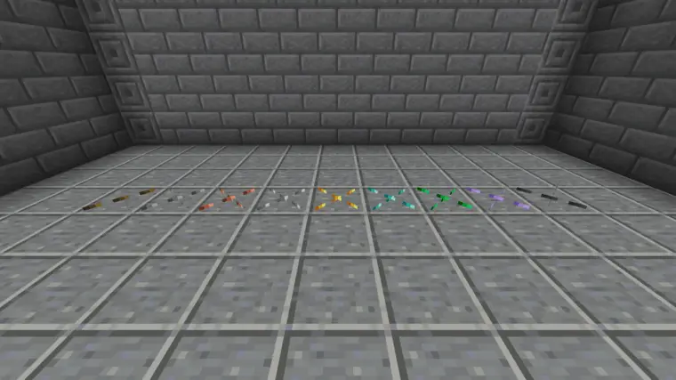 A row of spikes popping out of the floor when they get a redstone signal.